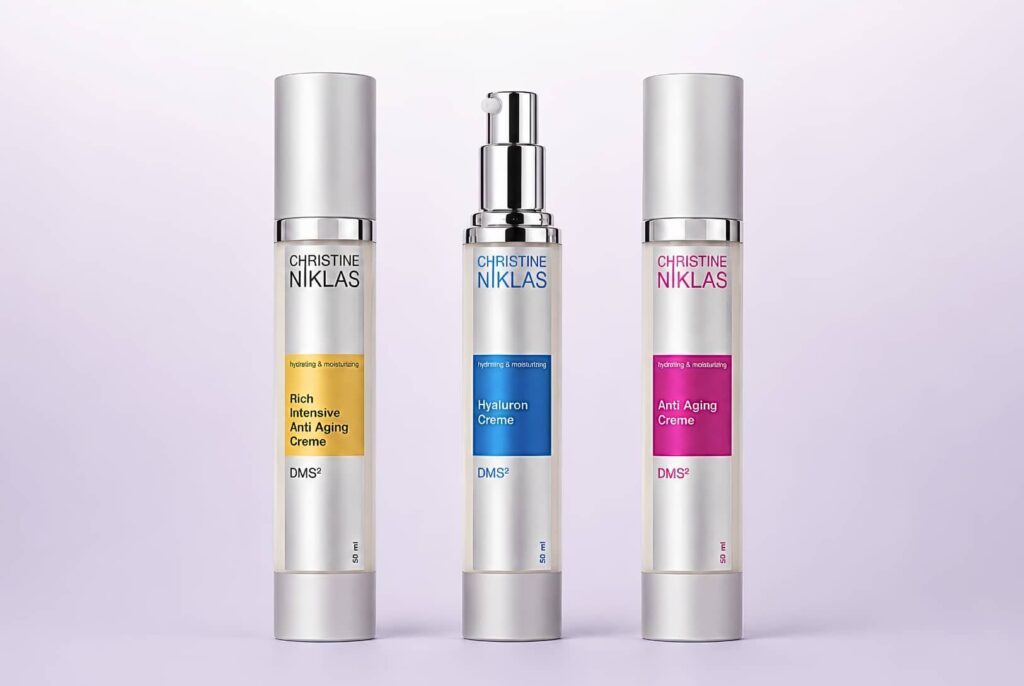 DMS² Cremes mit Derma Membran Struktur für moderne Anti Aging Pflege